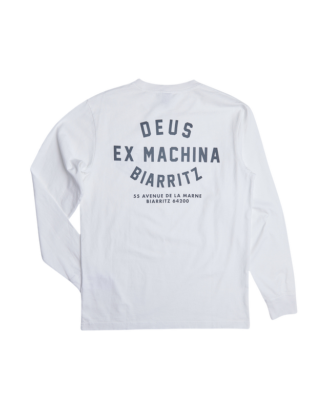 Biarritz Address Long Sleeve Tee - White