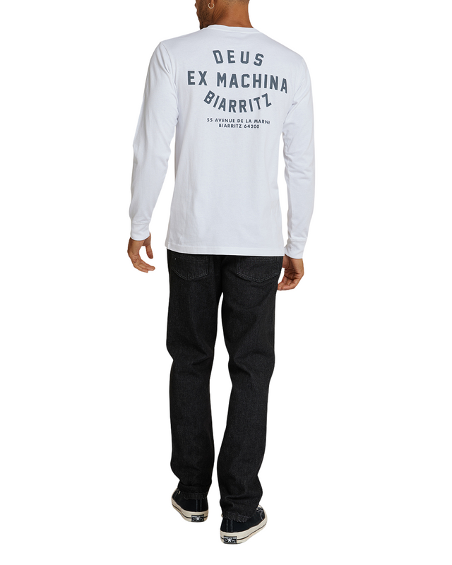 Biarritz Address Long Sleeve Tee - White