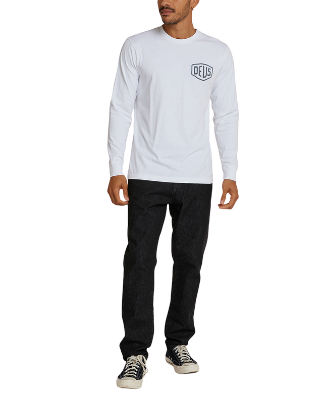 Camiseta de manga larga Biarritz Address - Blanca