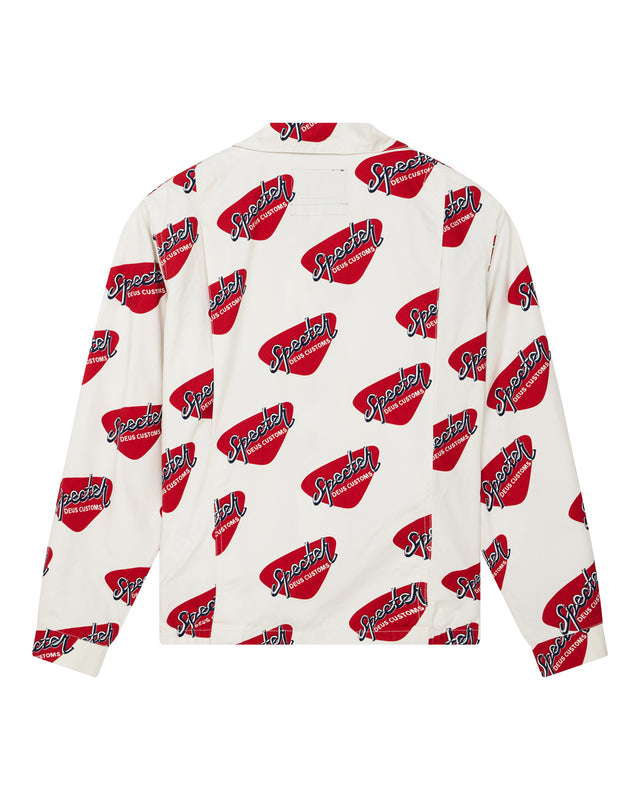 Specter Stamp Jacket - Vintage White
