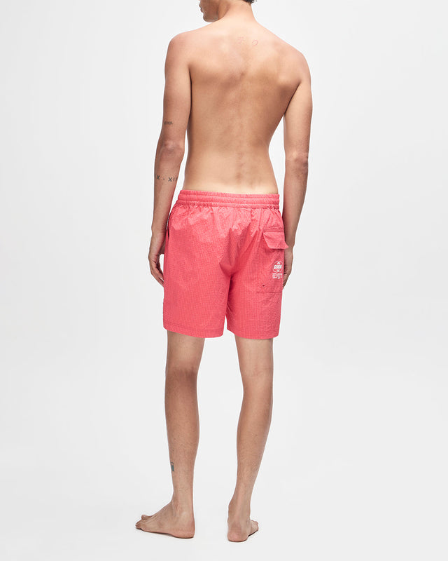 Service Swim Short - Melon Red