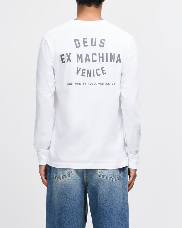 Venice LS Tee White