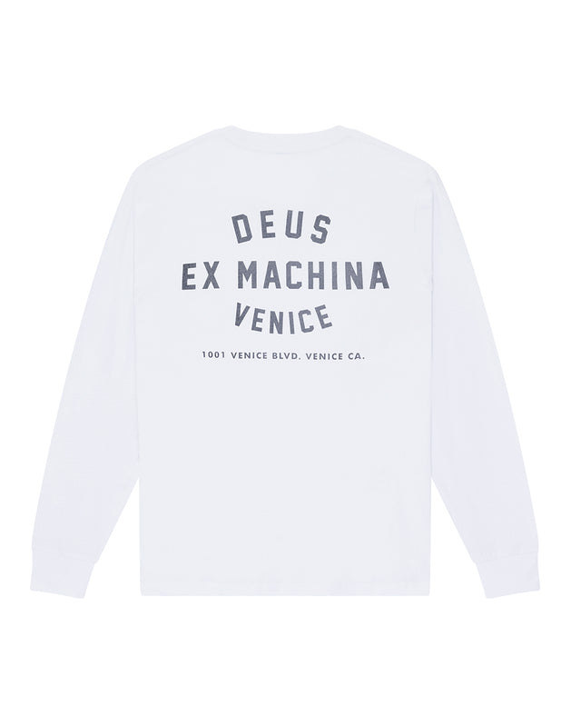 Venice LS Tee White