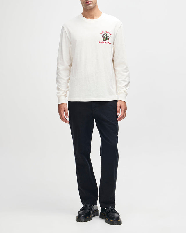 Camiseta Danger Noodle Ls - Blanco sucio