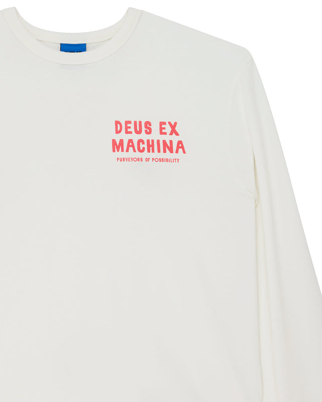 Camiseta Kumbaya Ls - Blanco Vintage