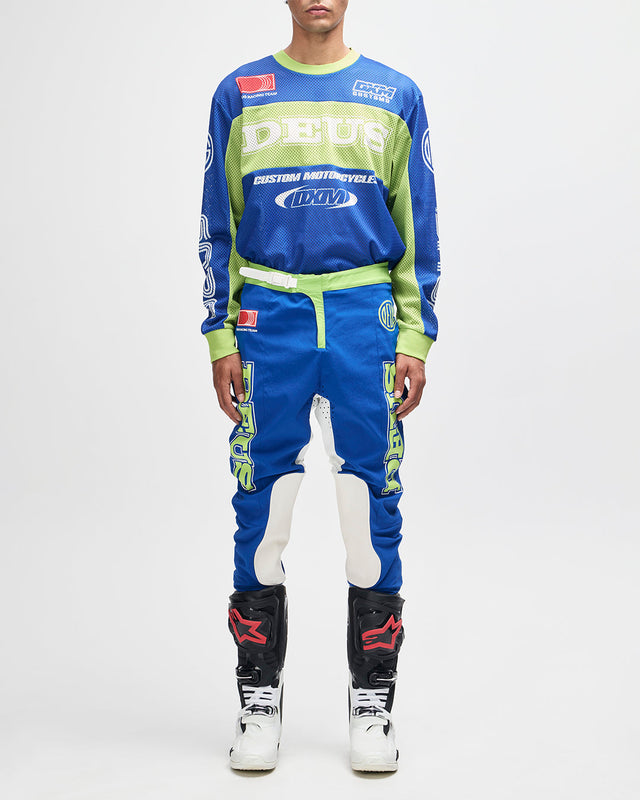 Step Out Moto Jersey - Blue
