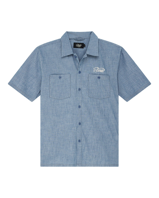 D261MSH104-ForecourtChambrayShirt