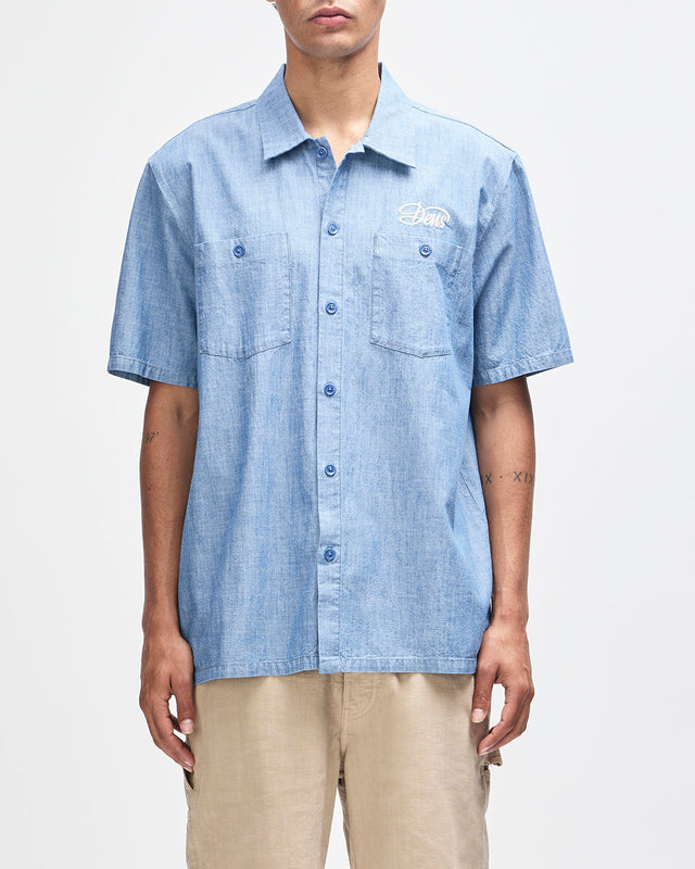 D261MSH104-ForecourtChambrayShirt