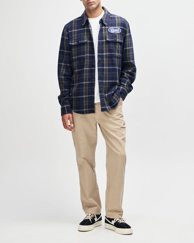 Vacay Check Shirt - Navy Check