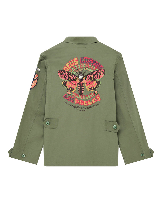 D261MSH313-PowerOvershirt-Pine