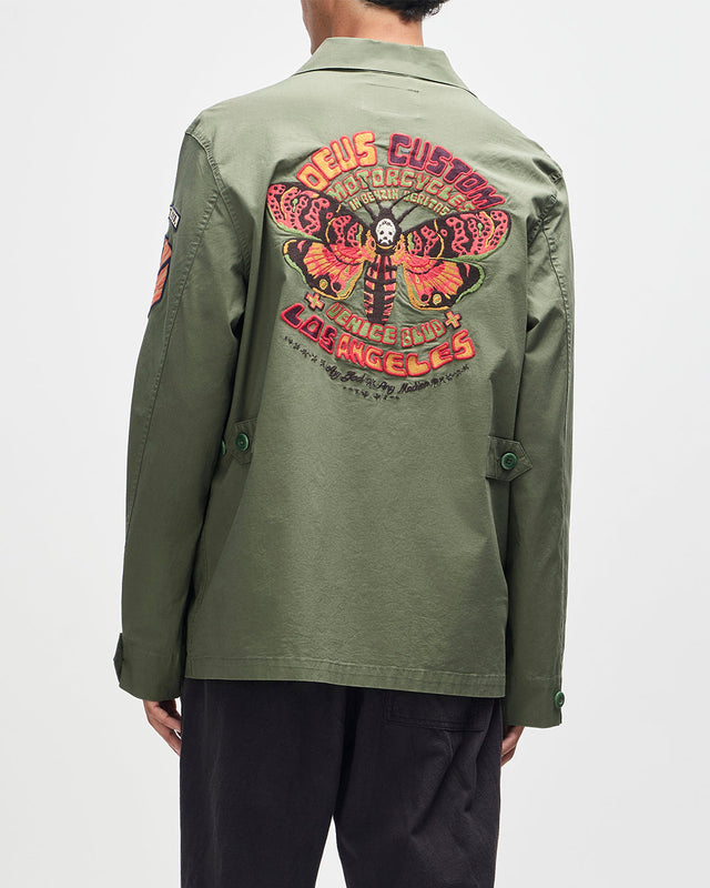 D261MSH313-PowerOvershirt-Pine