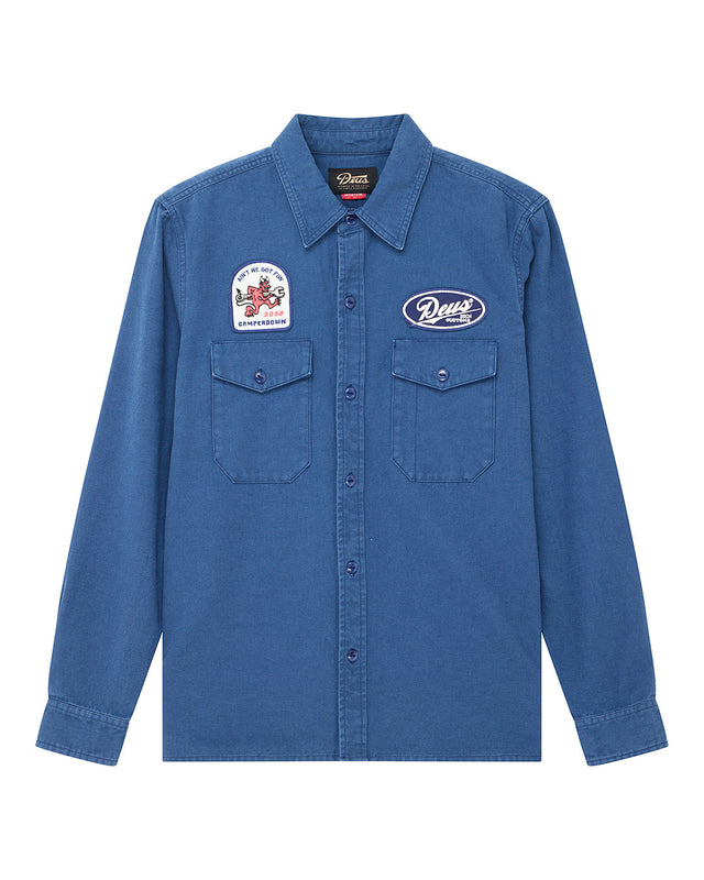 D261MSH315-NomadShirt-MechanicBlue