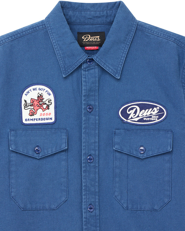 Camisa Nomad - Azul Mecánico