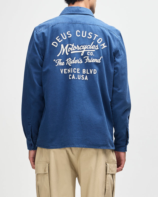 D261MSH315-NomadShirt-MechanicBlue