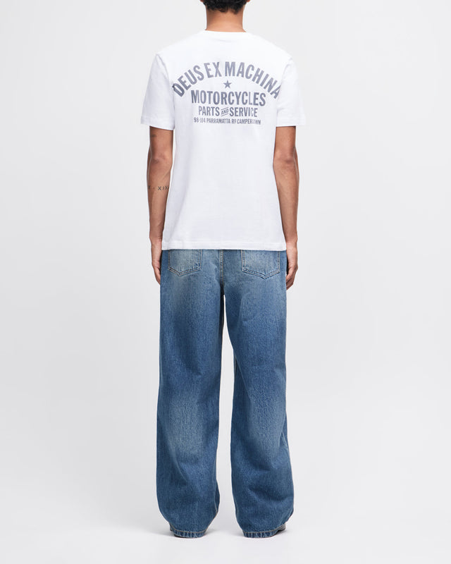 Camperdown Address Tee - White