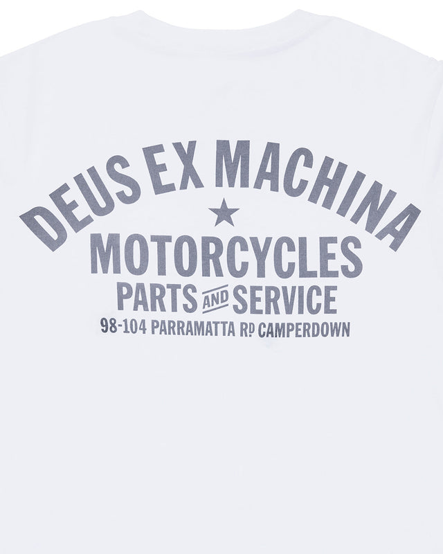 Camperdown Address Tee - White