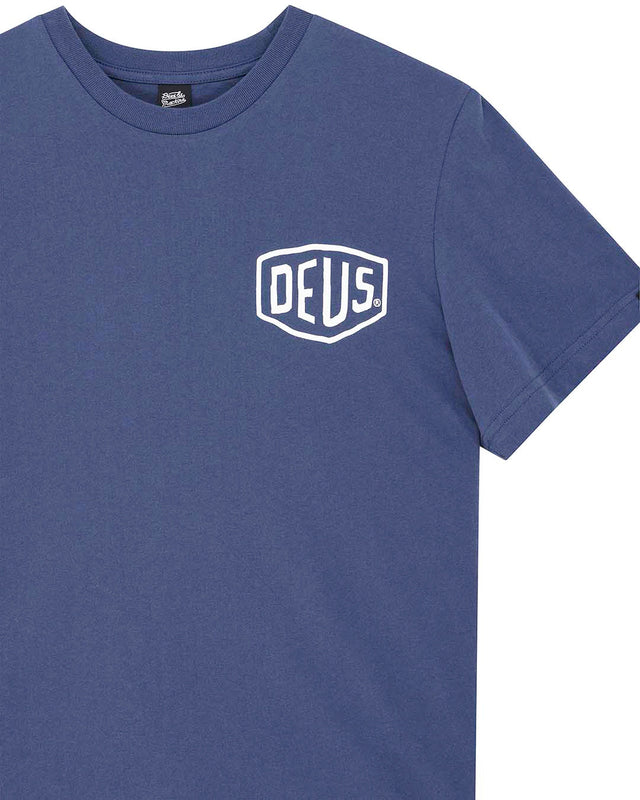 Camiseta Harajuku Address - Azul mecánico
