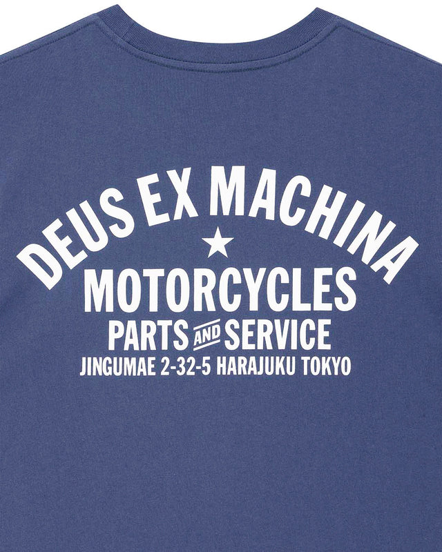 Camiseta Harajuku Address - Azul mecánico