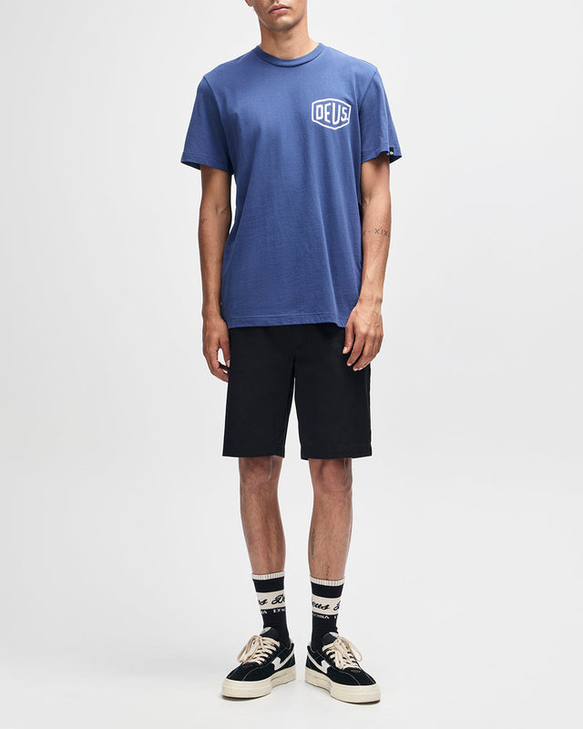 Camiseta Harajuku Address - Azul mecánico