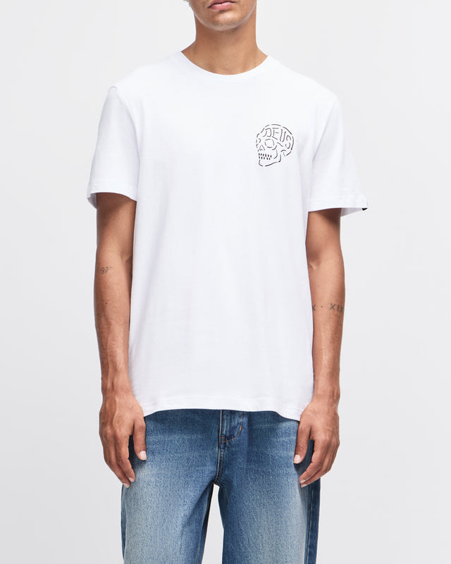 Venice-Skull-Tee-White