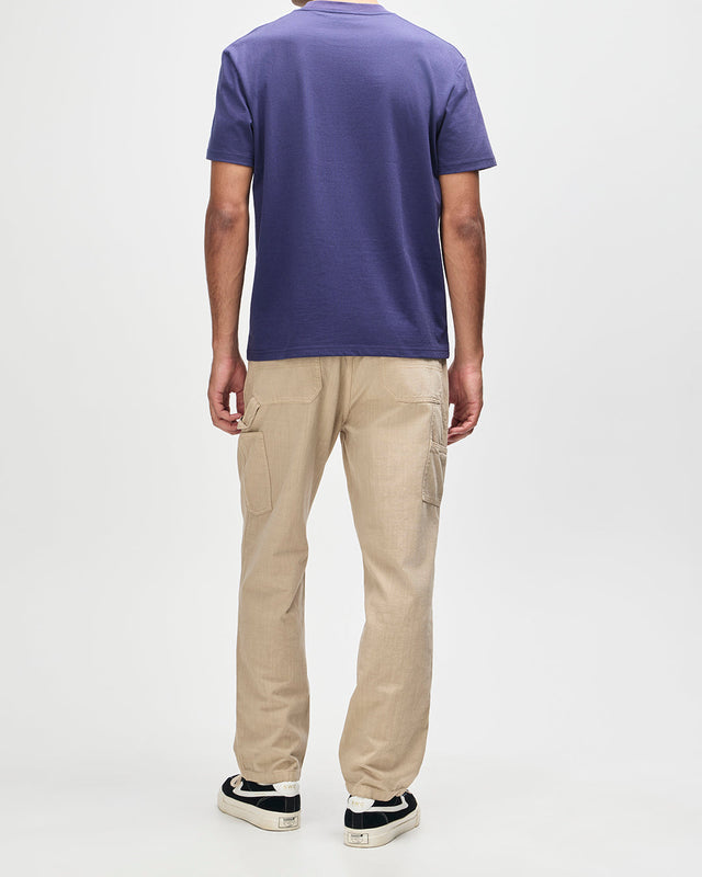 Camiseta de bolsillo con piezas y servicio - Azul francés
