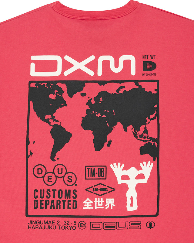 Departed Tee - Melon Red