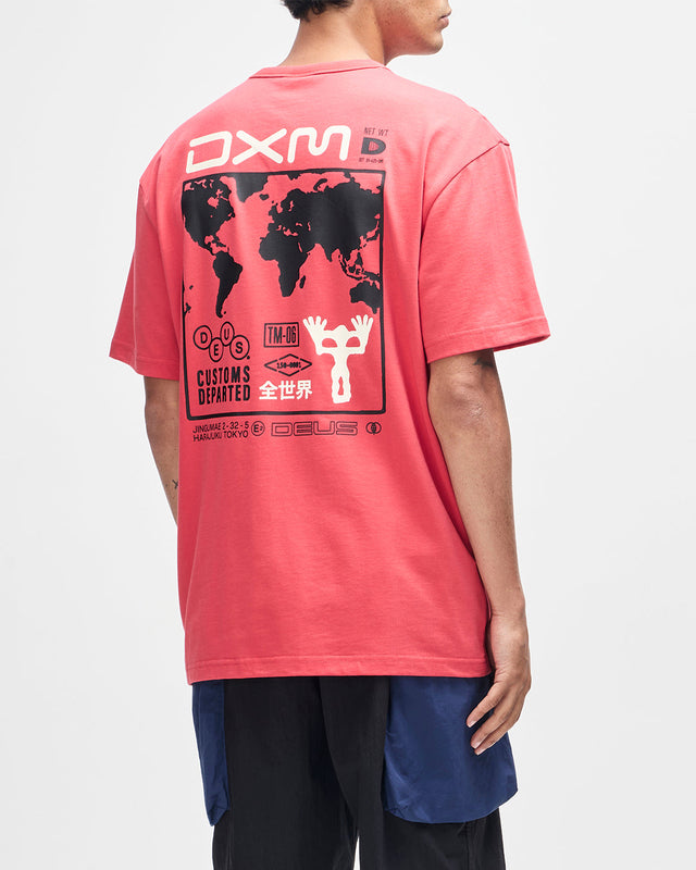 D261MTS541-DepartedTee-MelonRed