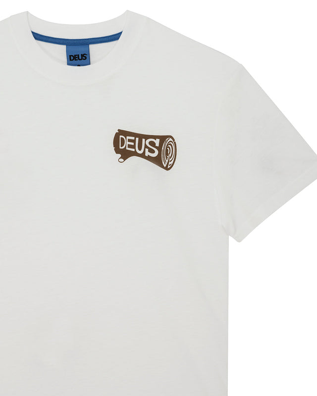 Camiseta Log - Blanco Vintage
