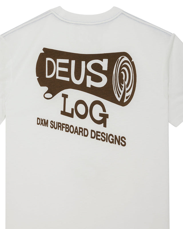 Camiseta Log - Blanco Vintage