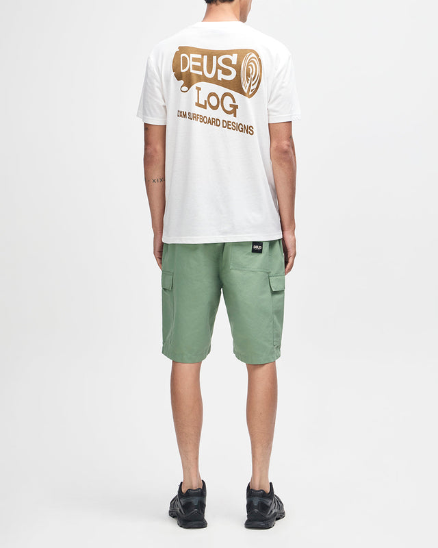 Camiseta Log - Blanco Vintage