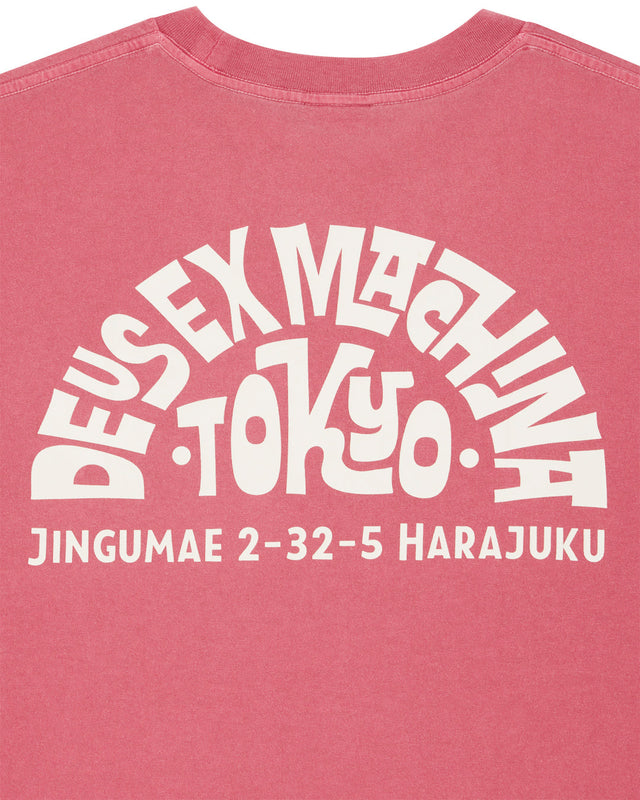 Camiseta Tokyo Address - Rojo melón