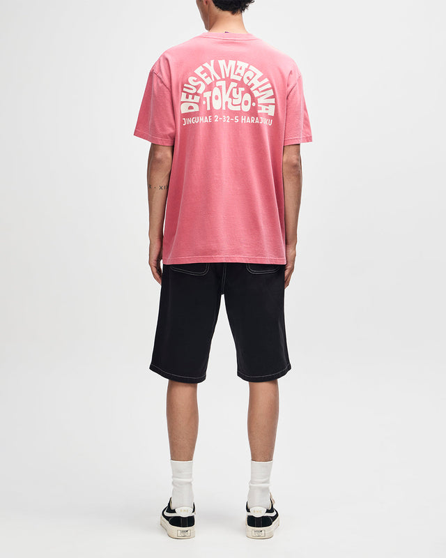 Camiseta Tokyo Address - Rojo melón