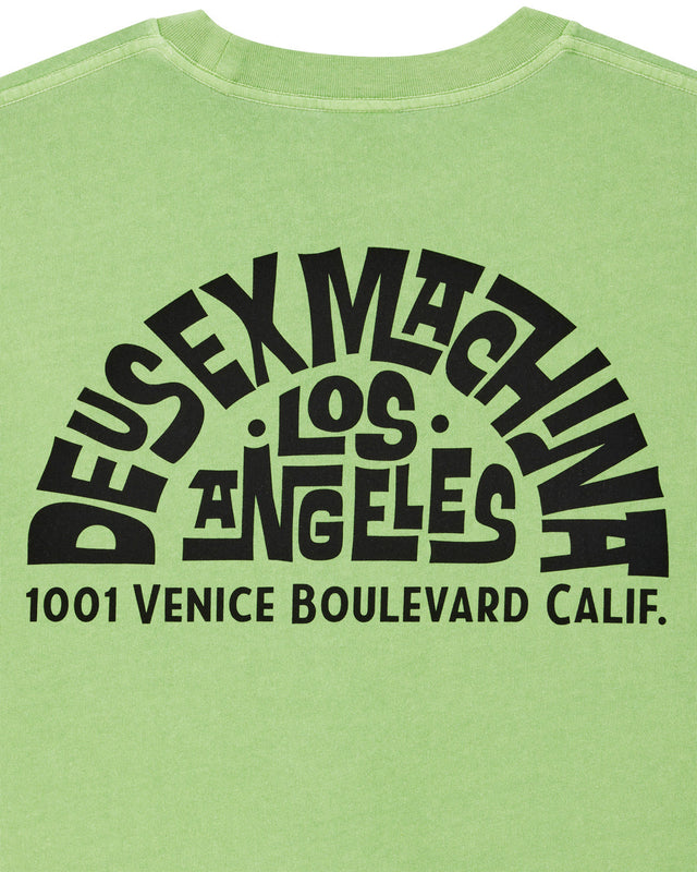 Los Angeles Address Tee - Parrot Green