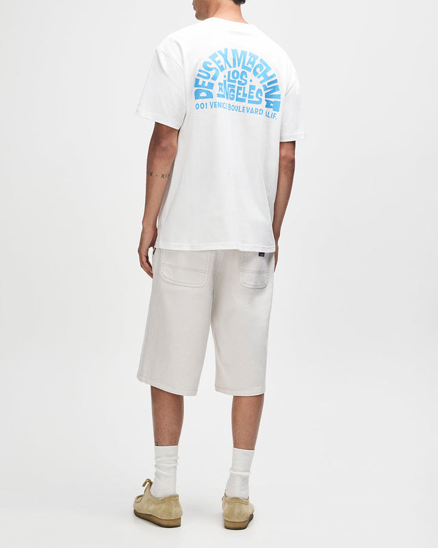 Los Angeles Address Tee - Vintage White