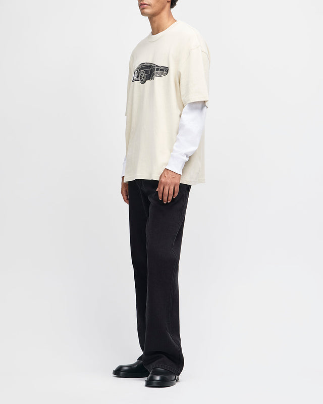 Deus x AGTZ Twin Tail Series Tee - Bone White