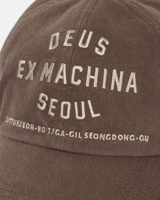 Emblem College Address Cap - Brown