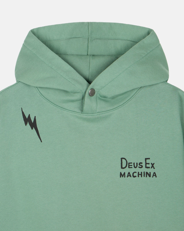 Doodle Dyed Hoodie - Green