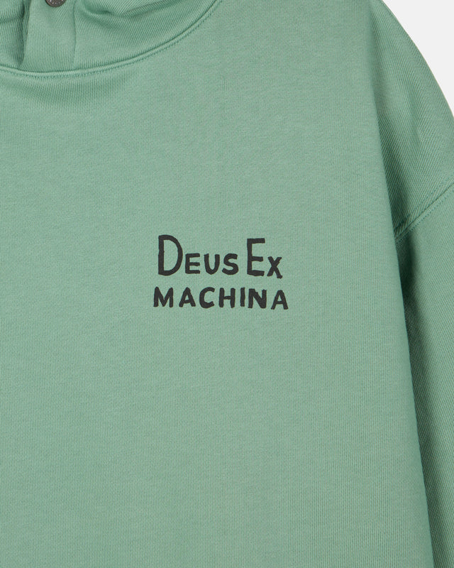Doodle Dyed Hoodie - Green