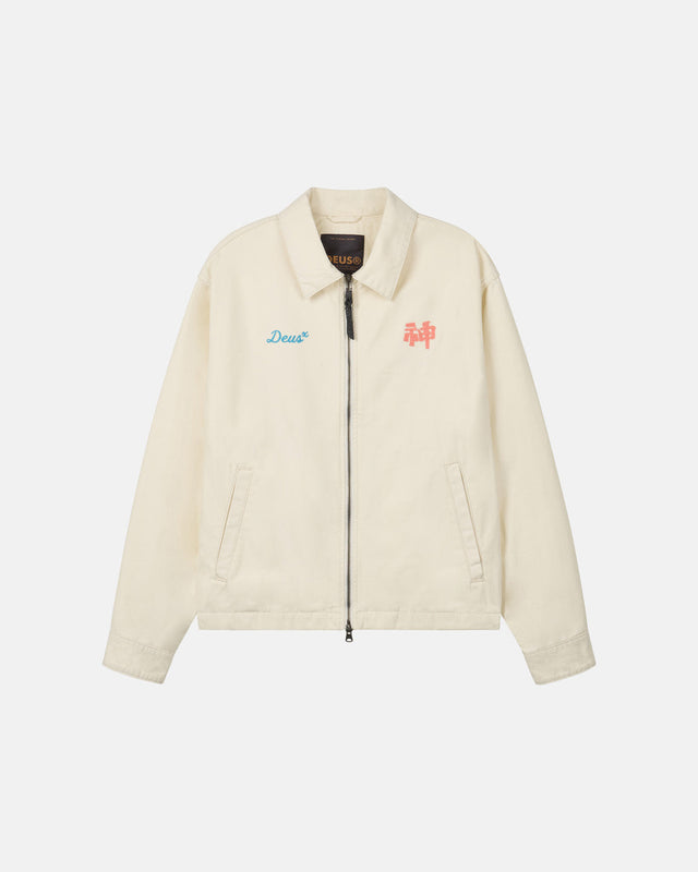 D261UJK215 Dogleg Jacket - Ivory