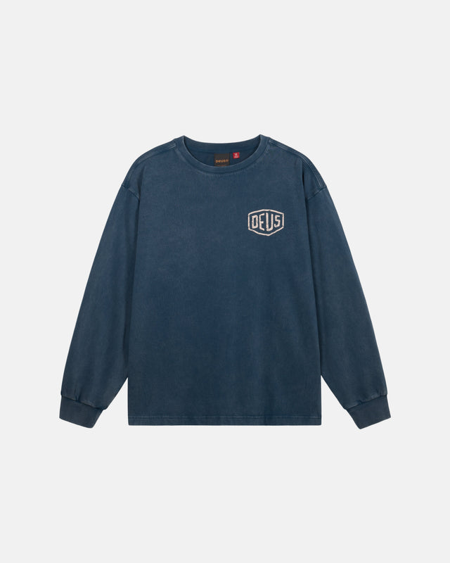 Deus Ex Machina - Roar Long Sleeve Tee - Navy