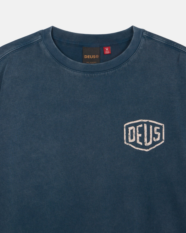 Deus Ex Machina - Roar Long Sleeve Tee - Navy