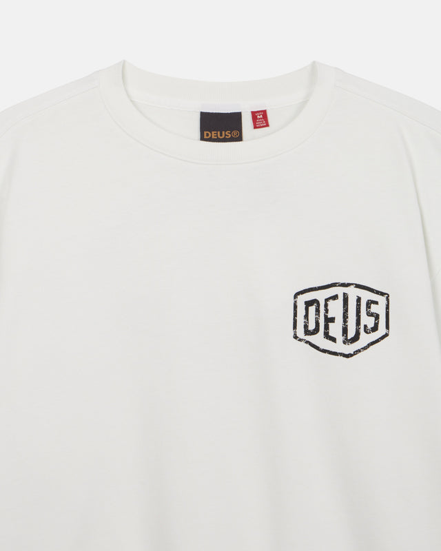 Deus Ex Machina - Roar Long Sleeve Tee - White