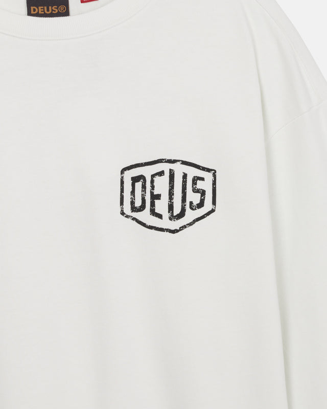 Deus Ex Machina - Roar Long Sleeve Tee - White
