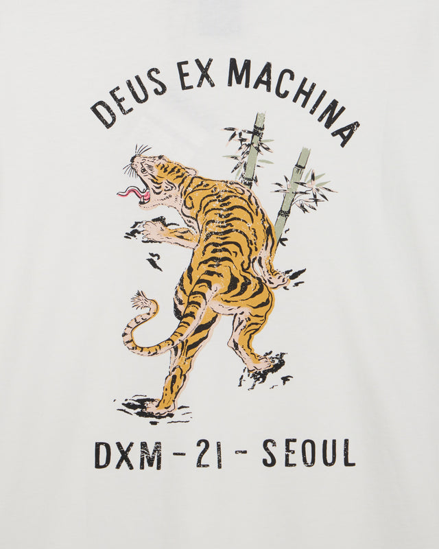 Deus Ex Machina - Roar Long Sleeve Tee - White