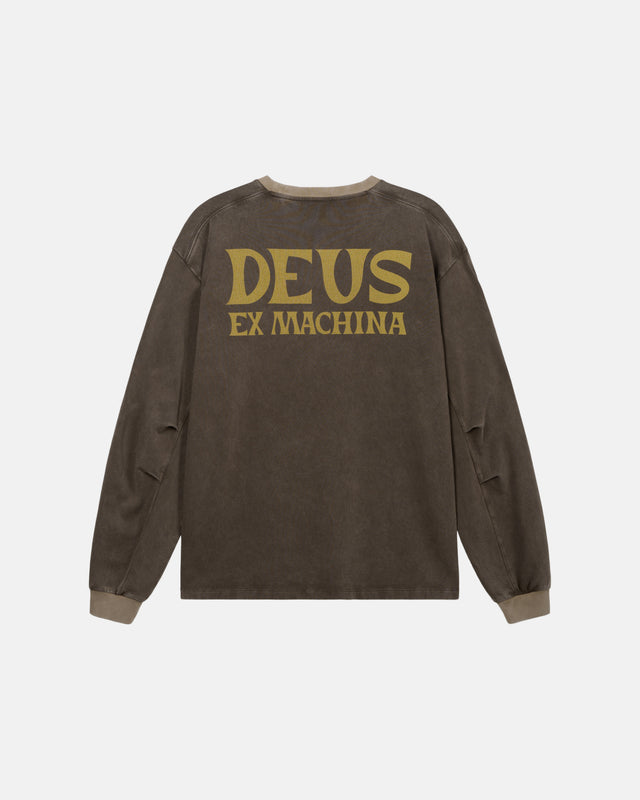 Deus Ex Machina - Chinook Long Sleeve Tee - Brown