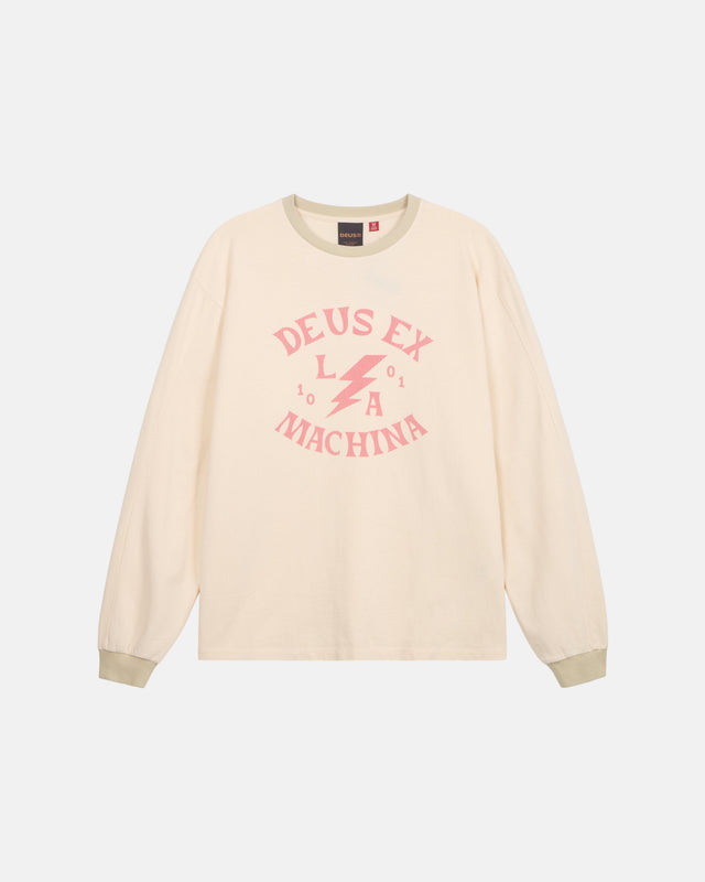 Deus Ex Machina - Chinook Long Sleeve Tee - Ivory