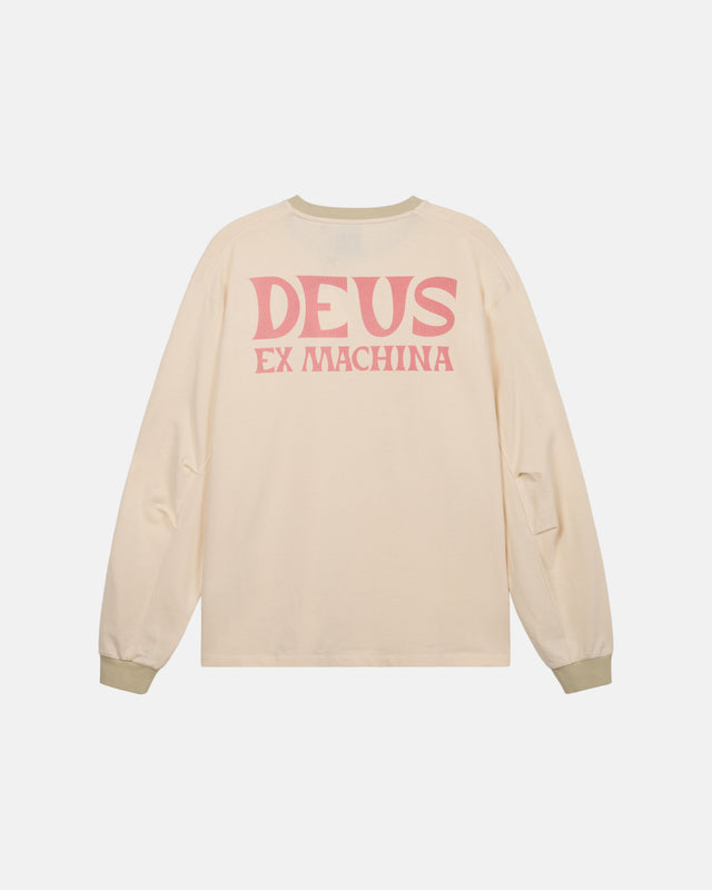 Deus Ex Machina - Chinook Long Sleeve Tee - Ivory