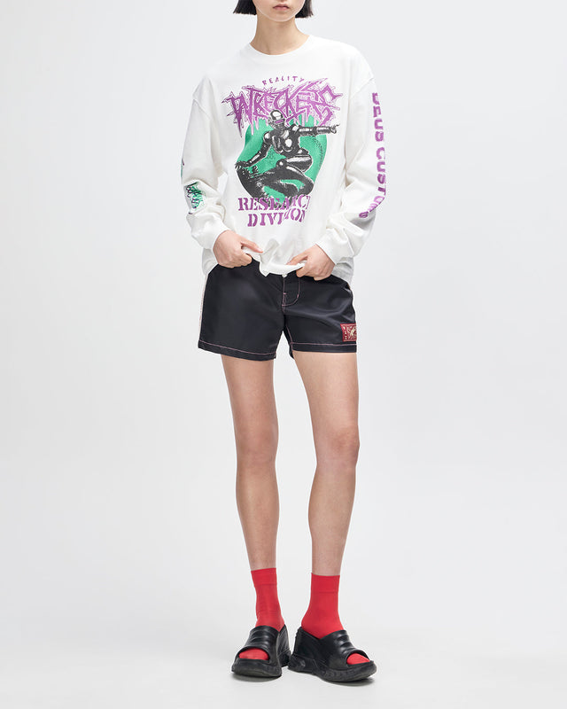 Cosmic Encounter LS Tee - Vintage White