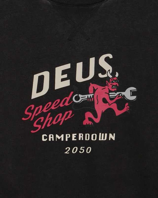 D261USW210 Dogleg Sweatshirt-Black