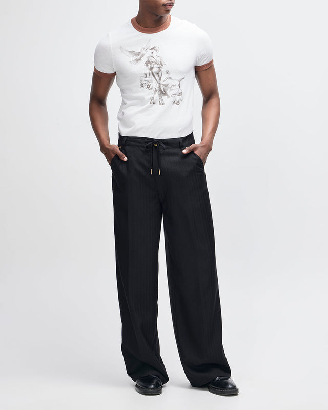 Camiseta Beat Down - Blanco sucio